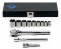 12 Pc. 6 Point 3/8" Drive Socket Set by Armstrong Tools
