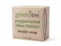 Green Tee Peppermint & Organic Shea Butter Simple Soap by B&G Organics