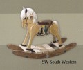 Amish Made Rocking Horse-South Western