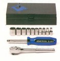 12 Pc. 6 Point 1/4" Drive Socket Set by Armstrong Tools