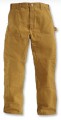 Men's Brown Duck Double Front Painter Drill Dungarees by Round House
