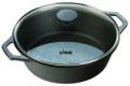 Lodge Logic 3 qt. Cast Iron Dutch Oven with Glass Cover