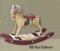 Amish Made Rocking Horse-Red Balloon