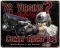 7.62 Design '72 Virgins' Steel Sign