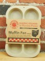 Muffin Pan Baking Stone Dish by Hartstone Pottery