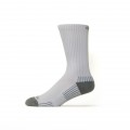 Active Sport Crew Large White with Gray by Eco Sox
